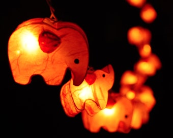 elephant string lights Etsy
