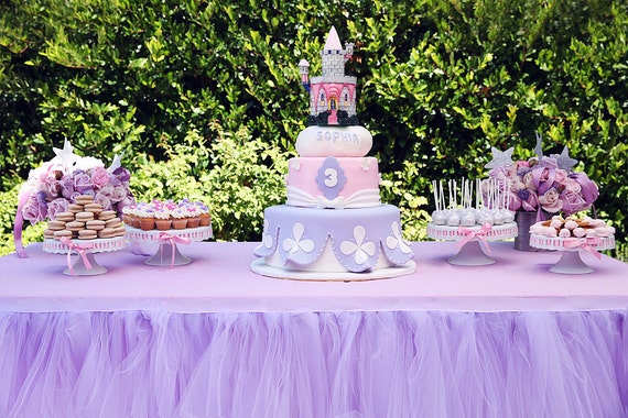 Custom Tutu Table Skirt, Candy Buffet, Centerpiece, Head Table Il_570xn