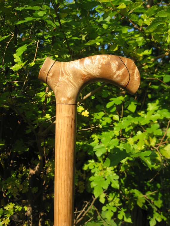 Camphor Burl Exotic Wood Walking Cane Wooden Cane by gammamike