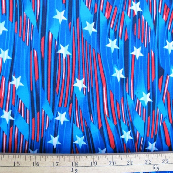 Lycra Fabric Spandex polyester material Red White by PensPins