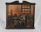 Two Vintage Coppercraft Guild Wall Hangings