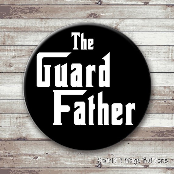 The Guard Father Color Guard Dad Button Key Chain