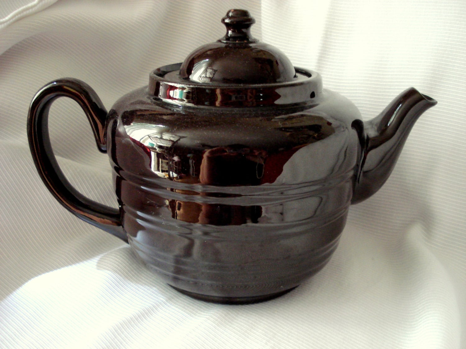 Brown Betty Teapot ALB Alcock Lindley Bloore England 4 Cup