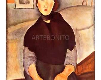 Amedeo Modigliani, 'La fille du peuple' limited edition & numbered Giclees