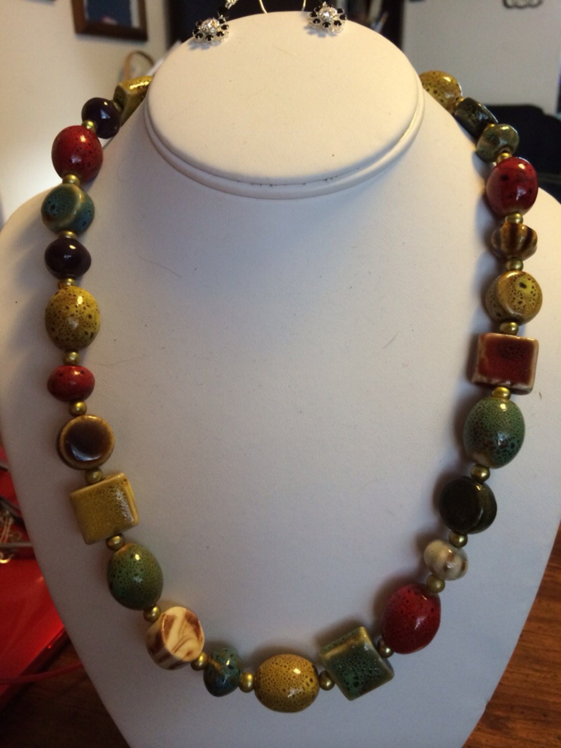 Multi Color Stone Necklace