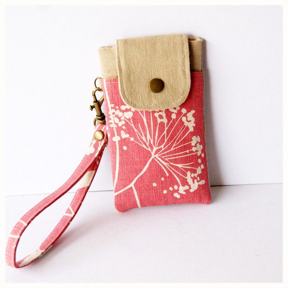 iPhone 5 Sleeve Padded Phone Case iPhone Wristlet by soarshadow