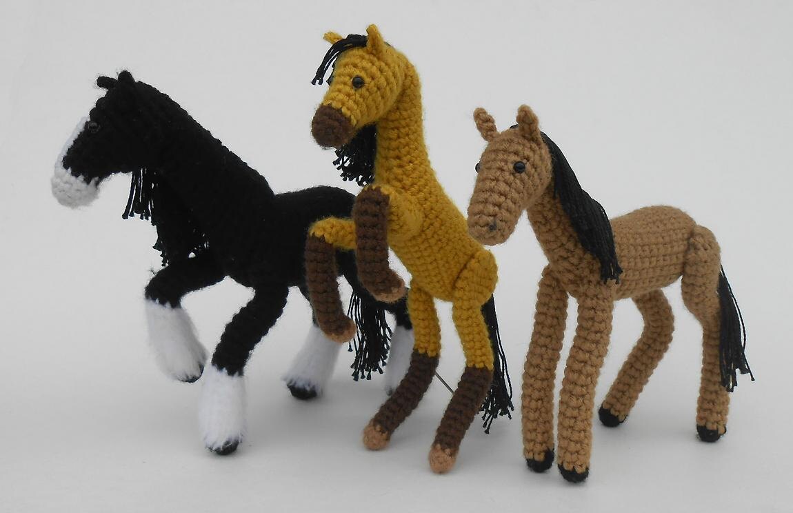 Crochet Horse Pattern by JRPcrochet on Etsy