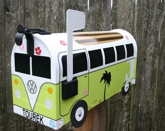 EXAMPLE Custom Made To Order Volkswagen Bus Mailbox by TheBusBox