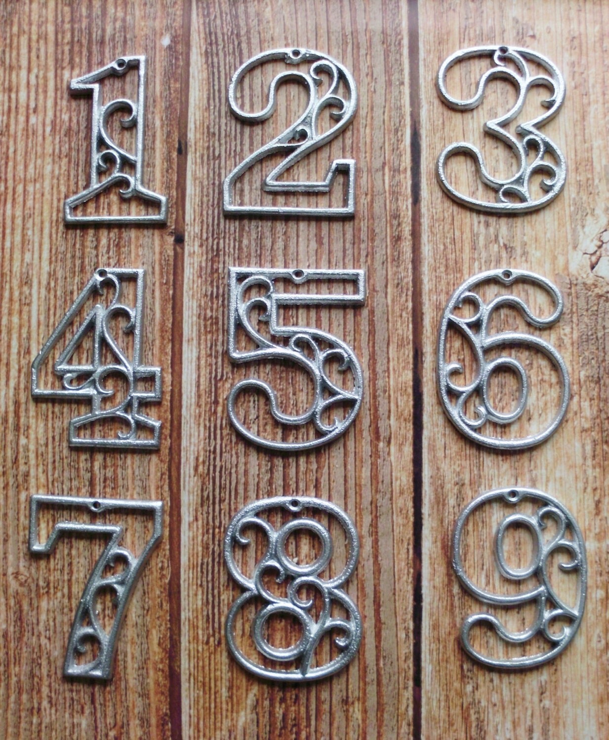 Mailbox Numbers Cast Iron Decorative Home Decor 4.5 inches
