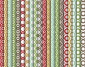 60% OFF SALE Modern Digital Backgrounds Retro Christmas Papers Modern Scrapbook Paper Red, Green, Brown Christmas Papers Il_170x135