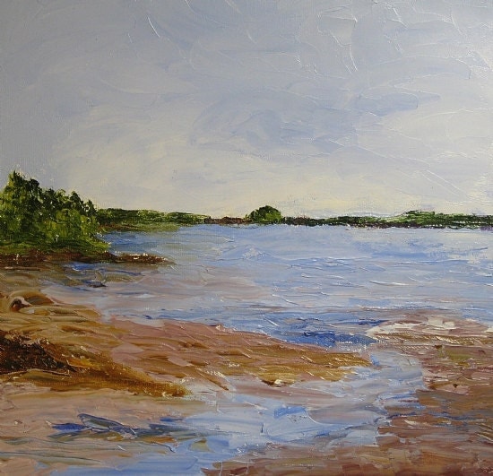 Maine Painting Landscape Seascape Plein Air by kathleendaughan