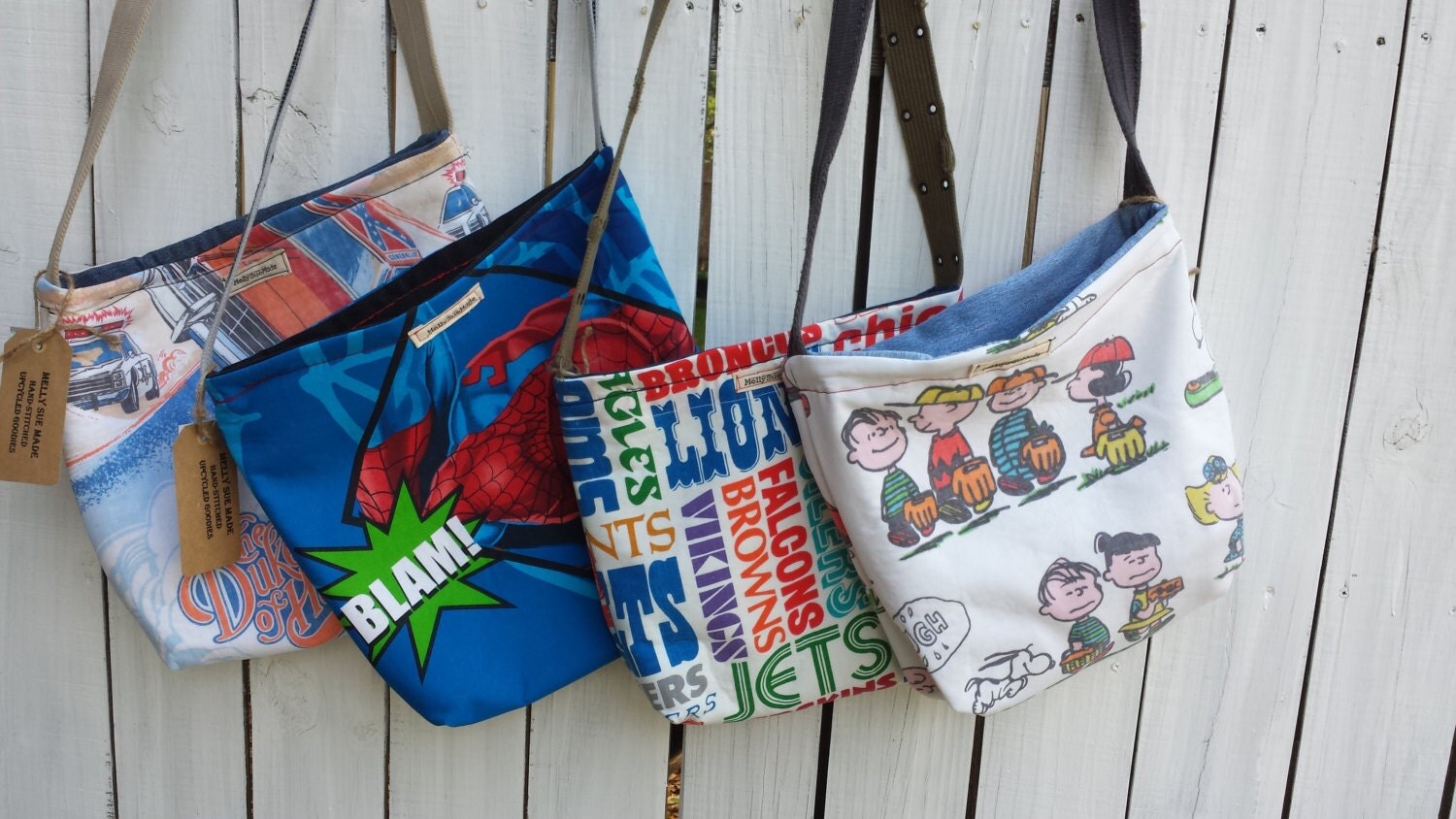 Custom Tote Bag Vintage Sheet Fabric by by MellySueMade on Etsy