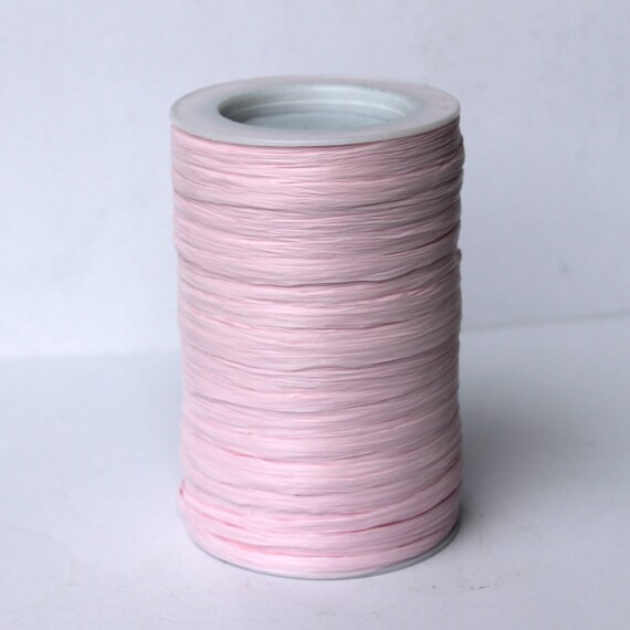 Light Pink Raffia Ribbon | Light Pink- Gift Wrap Idea | Wedding Decor Ribbon | Favor Box Ribbon | 1/4" - 100 Yard Spool Il_570xn