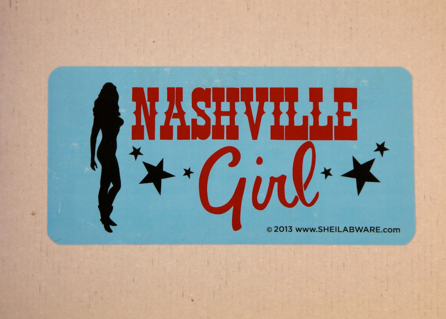 Nashville Girl Bumper Sticker