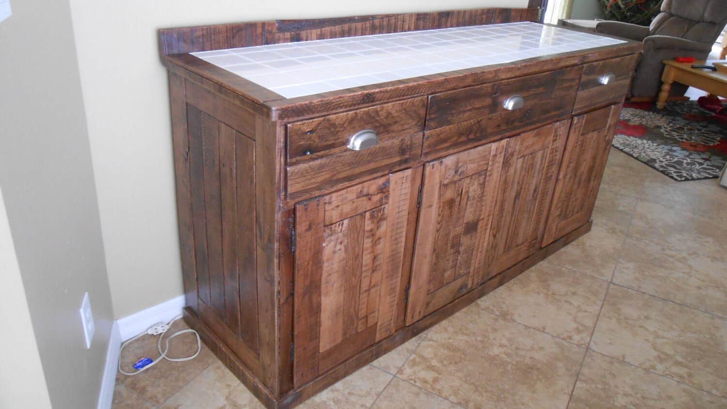 Reclaimed Pallet Wood Sideboard by Reanimatedwood on Etsy