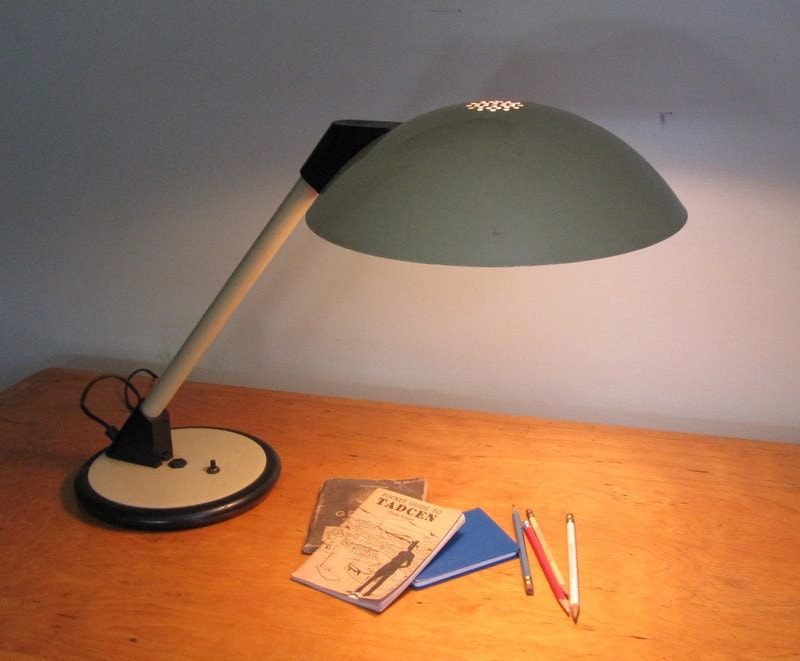 drafting table with light under