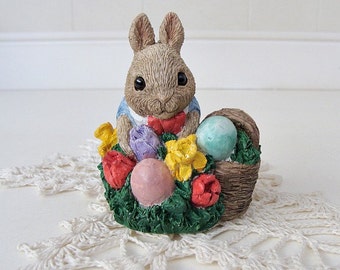 1988 Easter Egg Hunt United Design Bunny With Basket