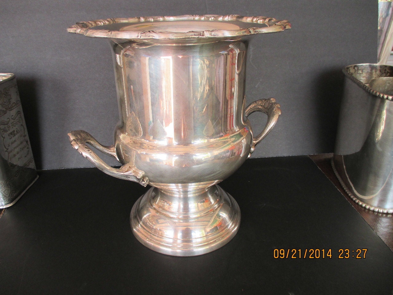 Vintage Silverplate Gorham Heritage Trophy Style Champagne