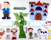 Items similar to Jack and the Beanstalk Felt Board Story Set on Etsy