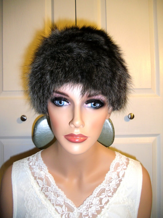 Vintage Raccoon Fur Hat, Vintage Bloomingdales By Boutique <b>Kate Canada</b>, <b>...</b> - il_570xN.634316077_picz