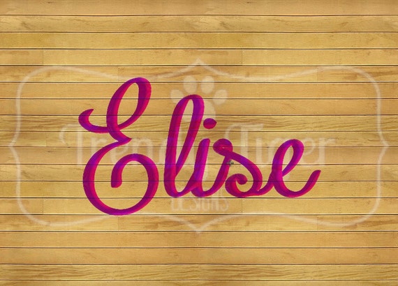 Custom name embroidery design by trendytigerdesigns on etsy Custom name embroidery design by trendytigerdesigns on etsy