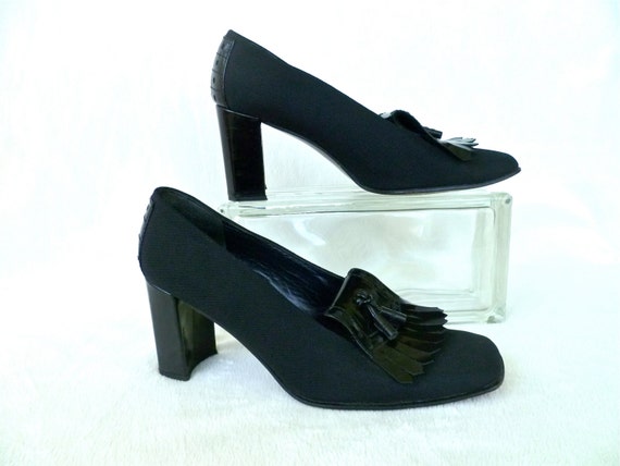 Vintage STUART WEITZMAN Shoes Black Dress Shoes Patent Leather High ...