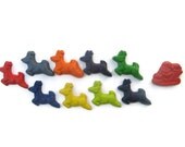 Santa and Reindeer Crayons set of 10 - Christmas Crayons - Stocking Stuffers - Kids gifts - Party favors Il_170x135