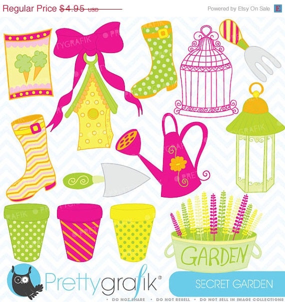 80% OFF SALE outdoor garden clipart commercial use, vector graphics, digital clip art, digital images - CL309 Il_570xn