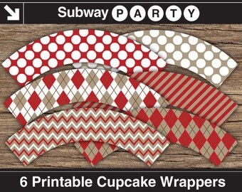 Hot Pink and Black Printable Party Banner & Mini by subwayParty