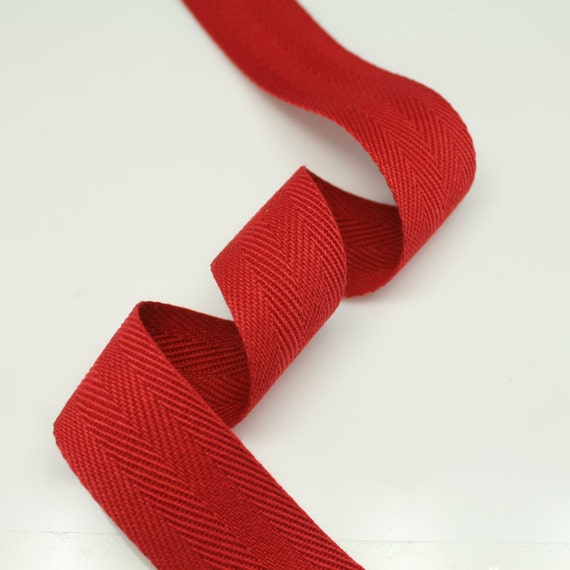 5 Yards of Red Color 15mm 5/8 or 25mm 1.0