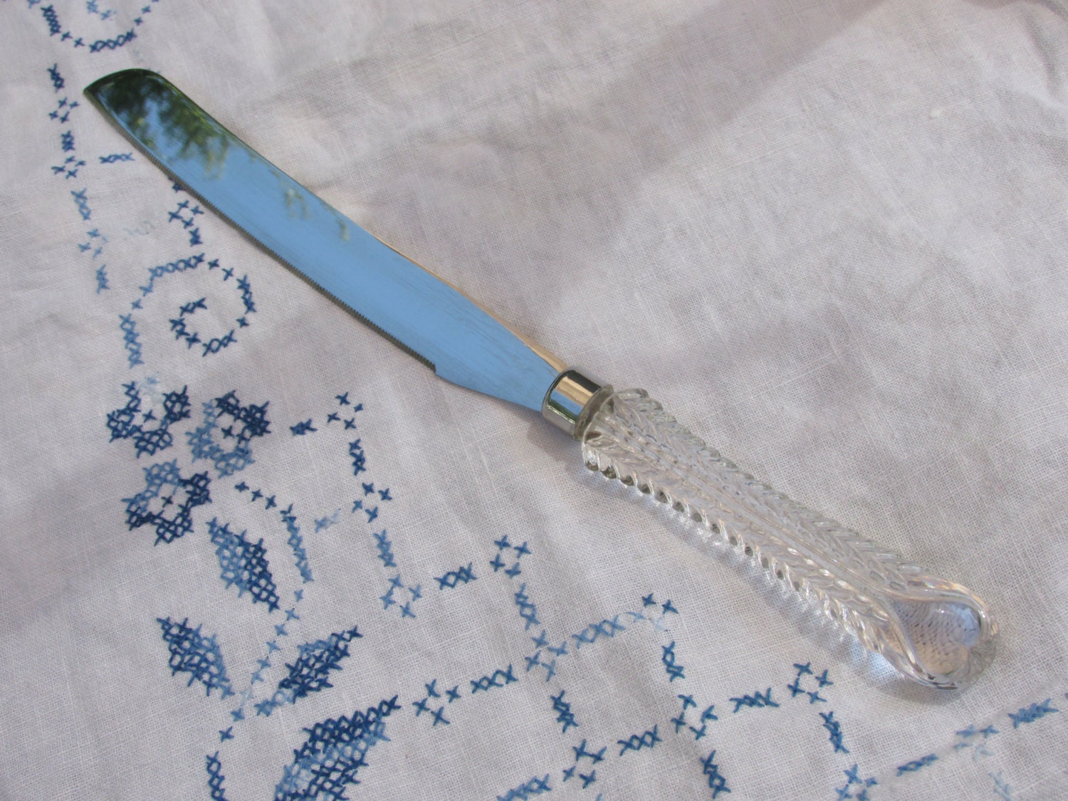Cake Knife with Crystal Handle Haute Juice