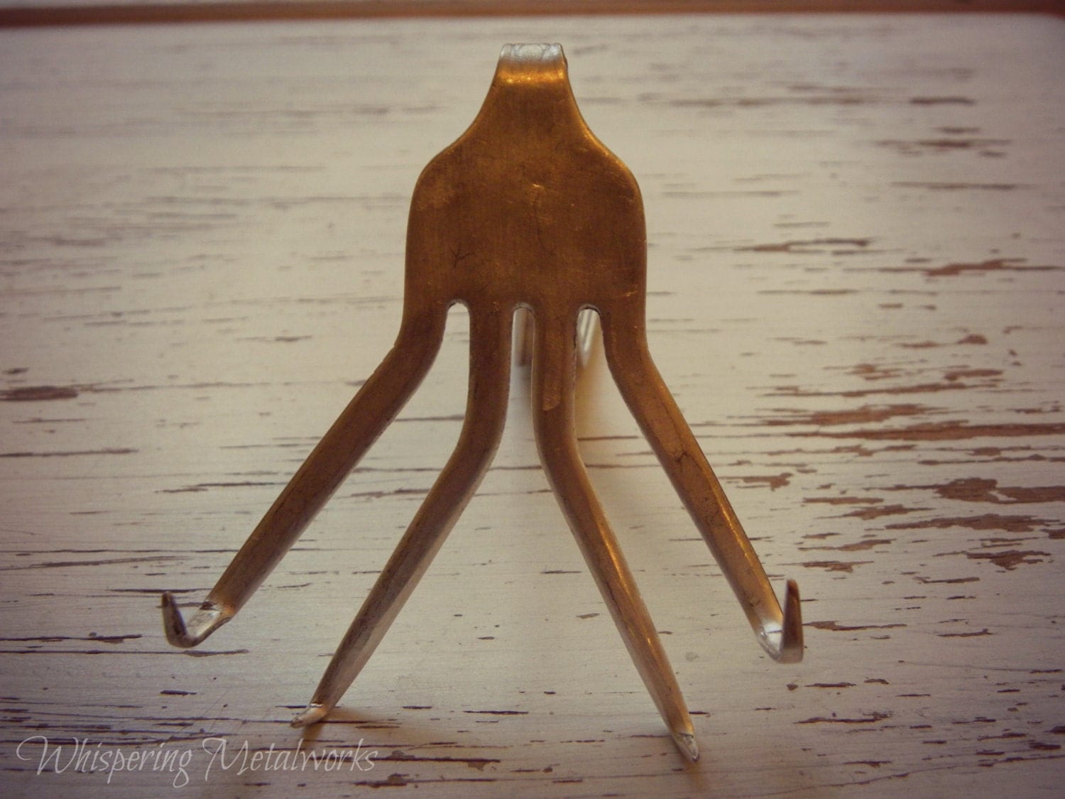 Funky Fork Business Card Holder recipe by WhisperingMetalworks