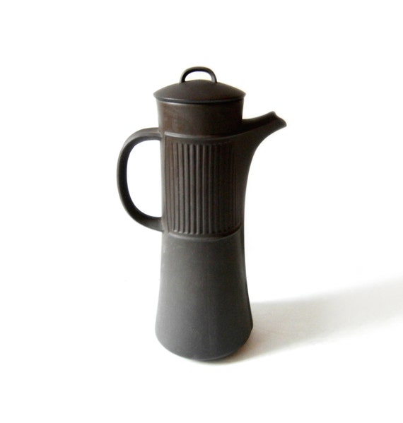 Dansk Flamestone Coffee Pot Pitcher Ceramic by ModernisticVintage