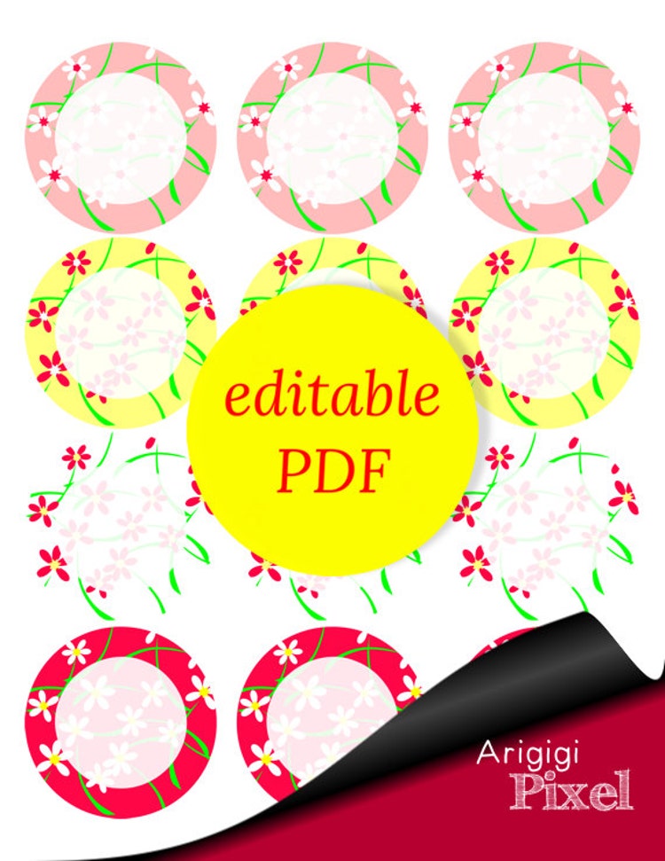 editable circle tags 25 in gift tag printable by arigigipixel