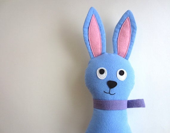 DIY Stuffed Easter Bunny Softie Sewing Pattern for by MyFunnyBuddy