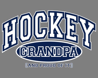 Download Hockey Grandma...and proud of it 100% Cotton T-Shirt