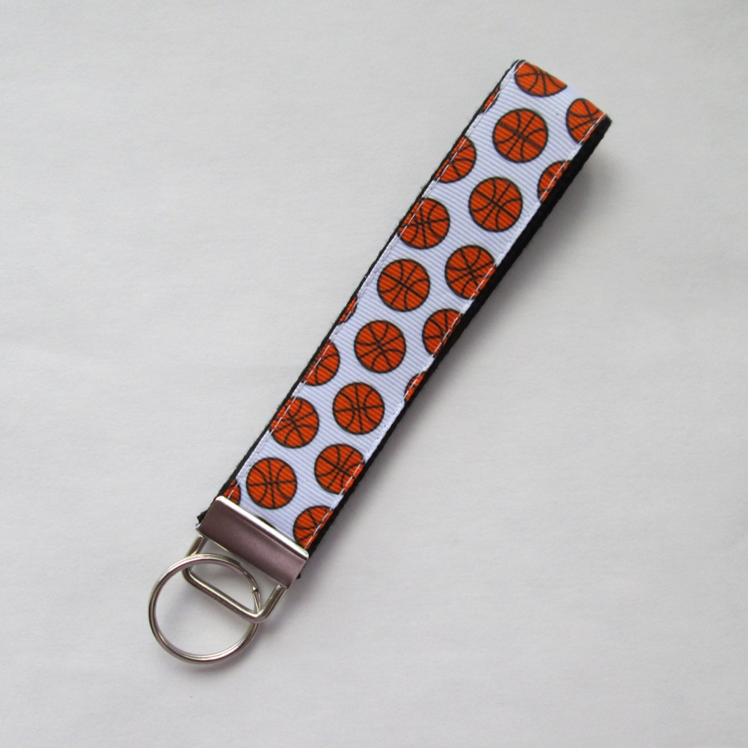 Basketball Lanyard Keychain Cool Lanyards by CeciliaAnnDesigns