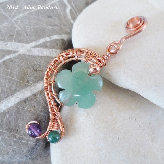 Migraine Headache Pendant Copper Pendant Copper Jewelry