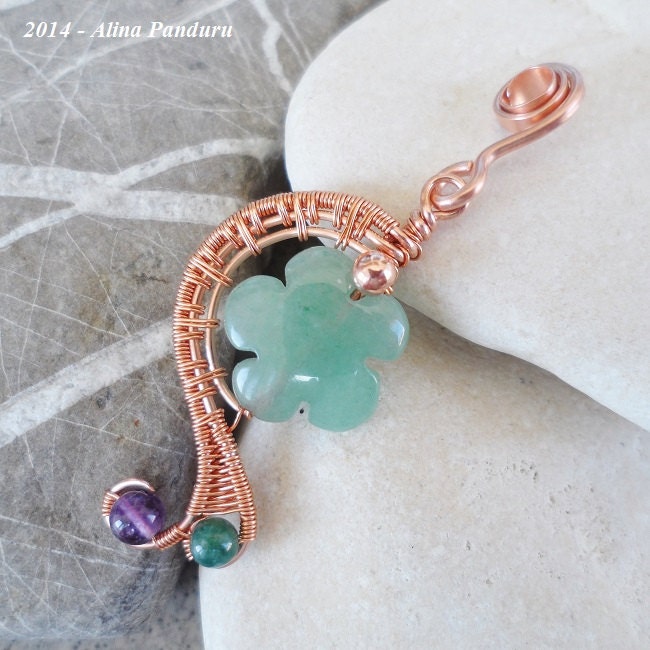 Migraine Headache Pendant Copper Pendant Copper Jewelry