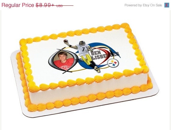 SUMMER SALE NFL - Ben Roethlisberger Edible Image Cake Topper Il_570xn