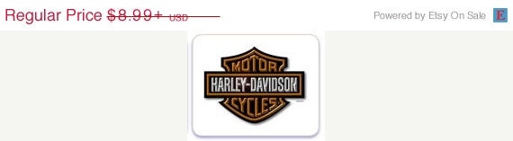 SUMMER SALE Harley-Davidson Logo Edible Image Cake Topper Il_570xn