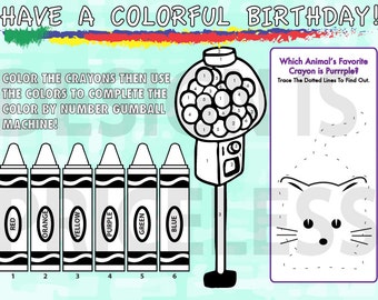 Preschool placemat | Etsy