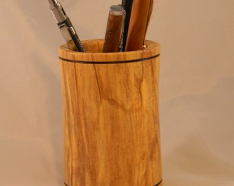 wooden pencil cup wooden pencil cup