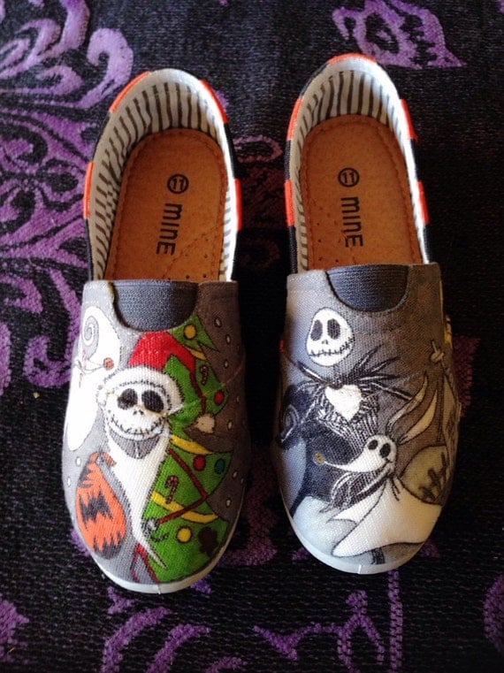 The nightmare before Christmas shoes kids by CrissysBasement