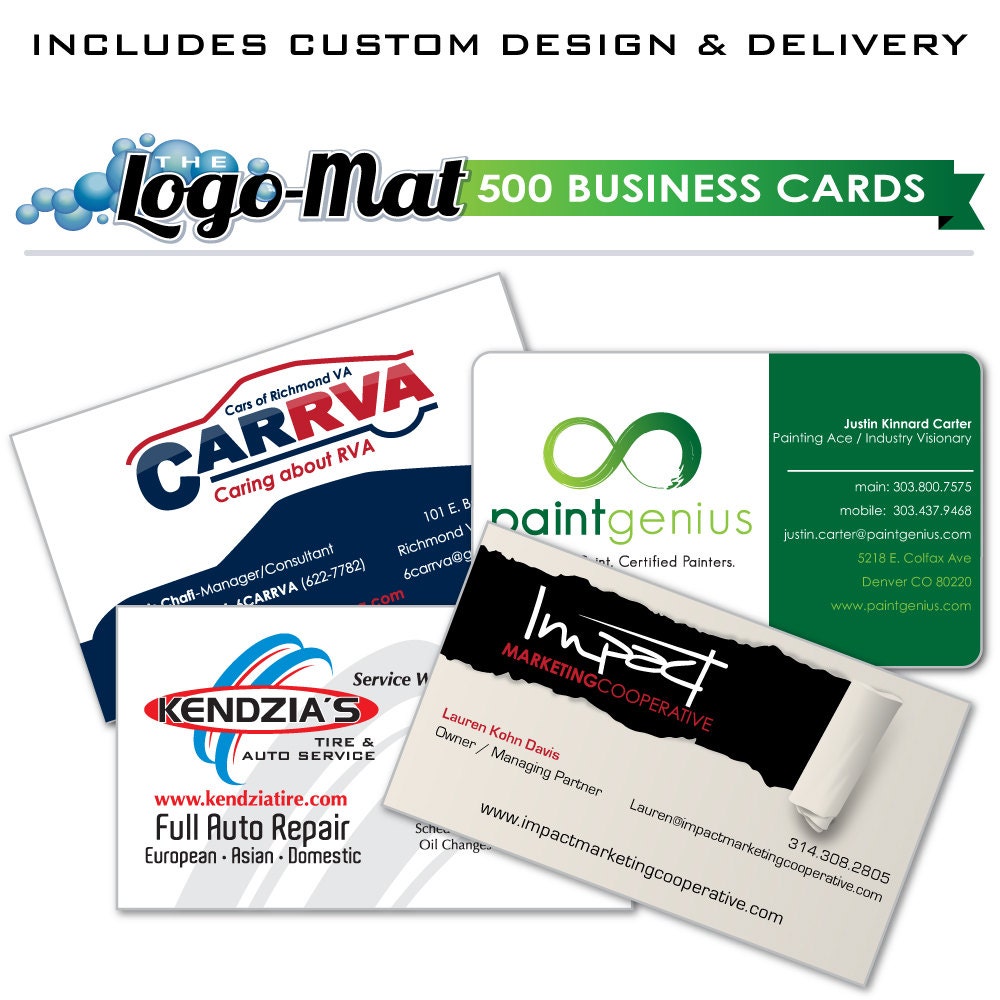 500 Custom Business Cards Custom Business Cards Business