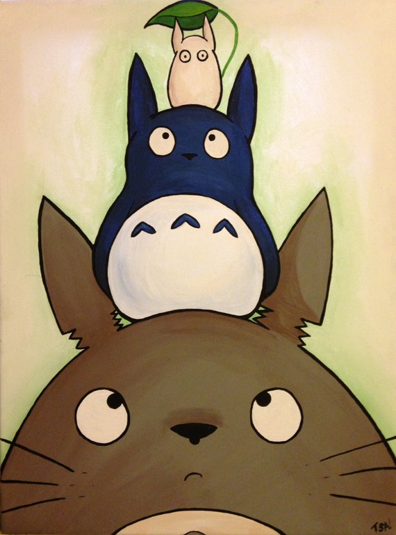 totoro stacking figure