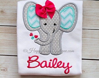 Elephant Girl Machine Embroidery Design
