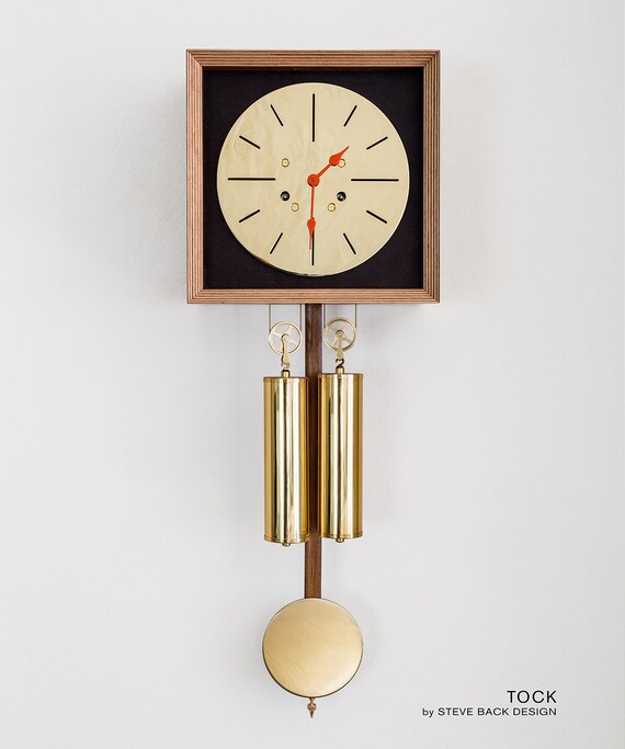 Tock Contemporary mechanical wall clock
