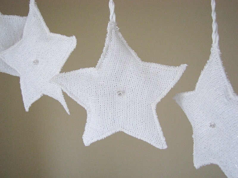 Christmas Garland wall hanging stars ornament by