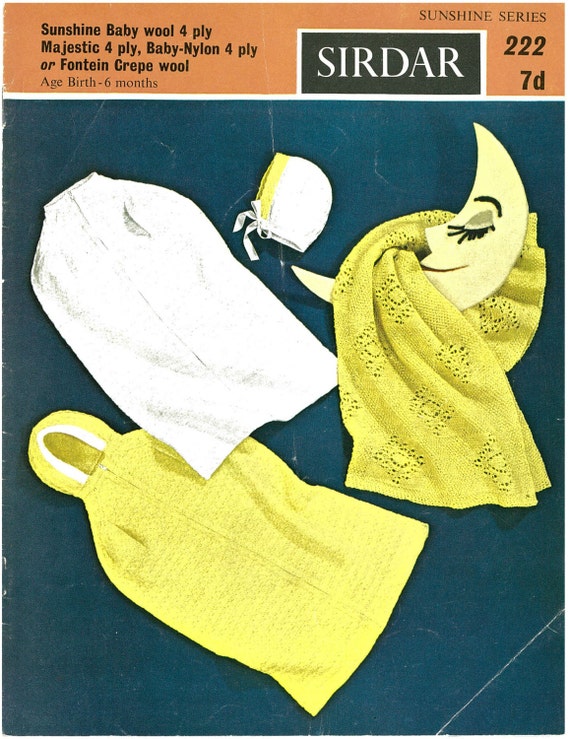 Baby knitted shawl and all in one sleeping bag by AplaceofInterest
